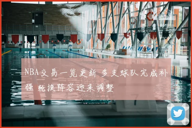 NBA交易一览更新 多支球队完成补强 轮换阵容迎来调整